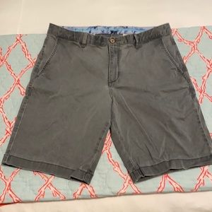 Tommy Bahama Men’s Grey Chino Shorts Size 34